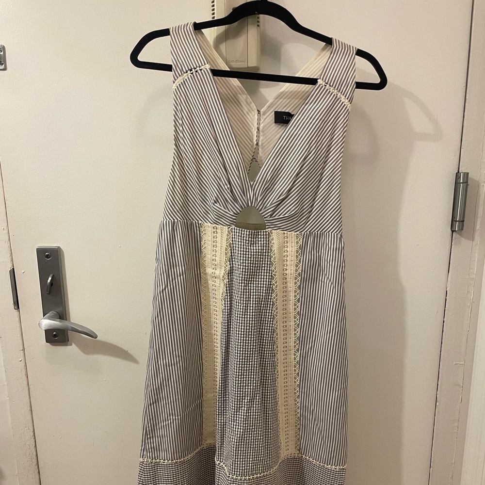 Thakoon Cotton Crochet Inset Dress - Picture 7 of 8